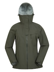 Mountain Warehouse Green Arlberg Womens 2.5 Layer Waterproof Jacket - Image 1 of 6