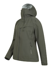 Mountain Warehouse Green Arlberg Womens 2.5 Layer Waterproof Jacket - Image 3 of 6