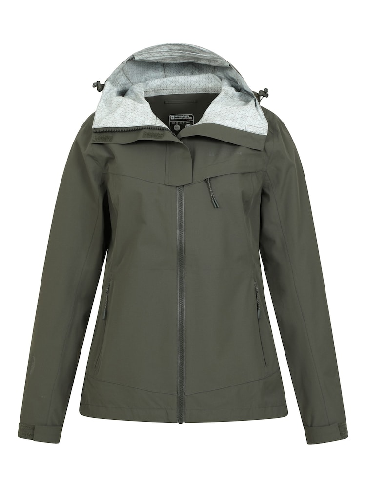 Mountain Warehouse Green Arlberg Womens 2.5 Layer Waterproof Jacket - Image 5 of 6