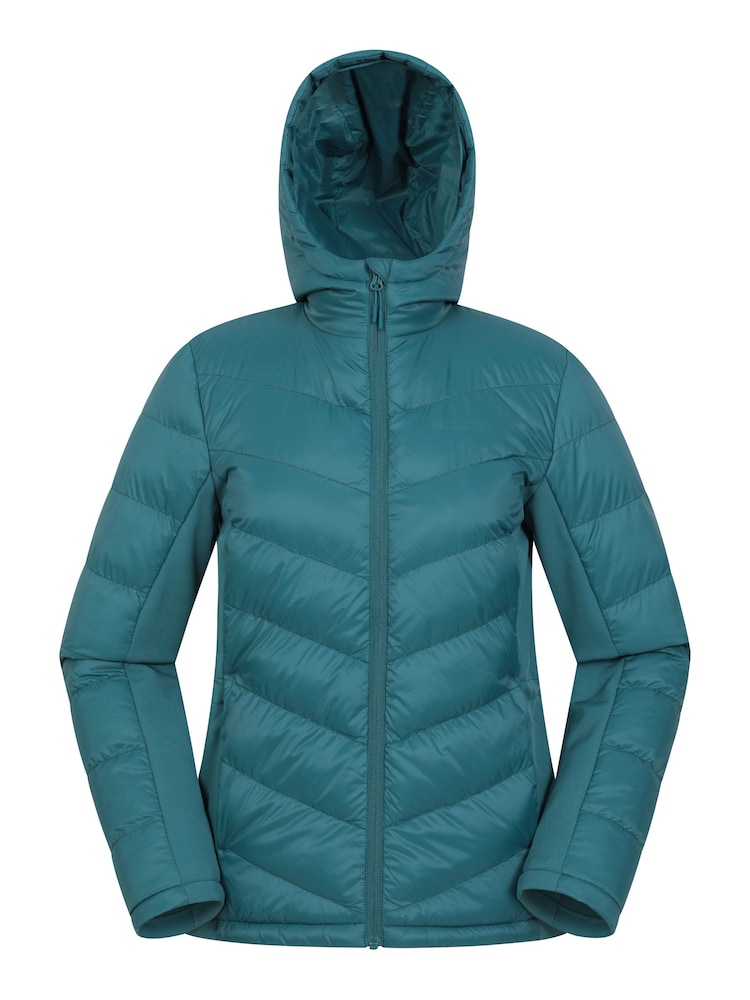 Mountain Warehouse Blue Womens Turbine Padded Softshell Jacket - Image 1 of 5