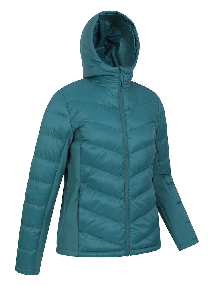 Mountain Warehouse Blue Womens Turbine Padded Softshell Jacket - Image 2 of 5