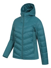 Mountain Warehouse Blue Womens Turbine Padded Softshell Jacket - Image 4 of 5