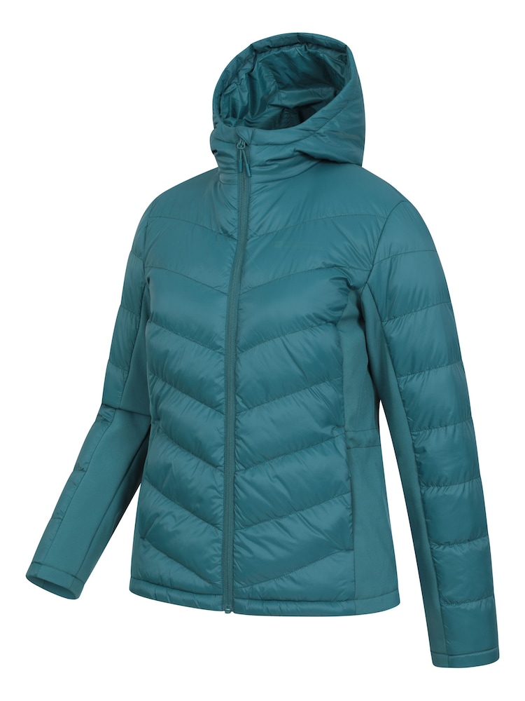 Mountain Warehouse Blue Womens Turbine Padded Softshell Jacket - Image 4 of 5