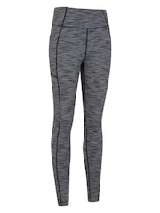 Mountain Warehouse Black Breathe & Balance High Waisted Womens Sports Leggings - Image 2 of 6