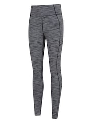 Mountain Warehouse Black Breathe & Balance High Waisted Womens Sports Leggings - Image 4 of 6