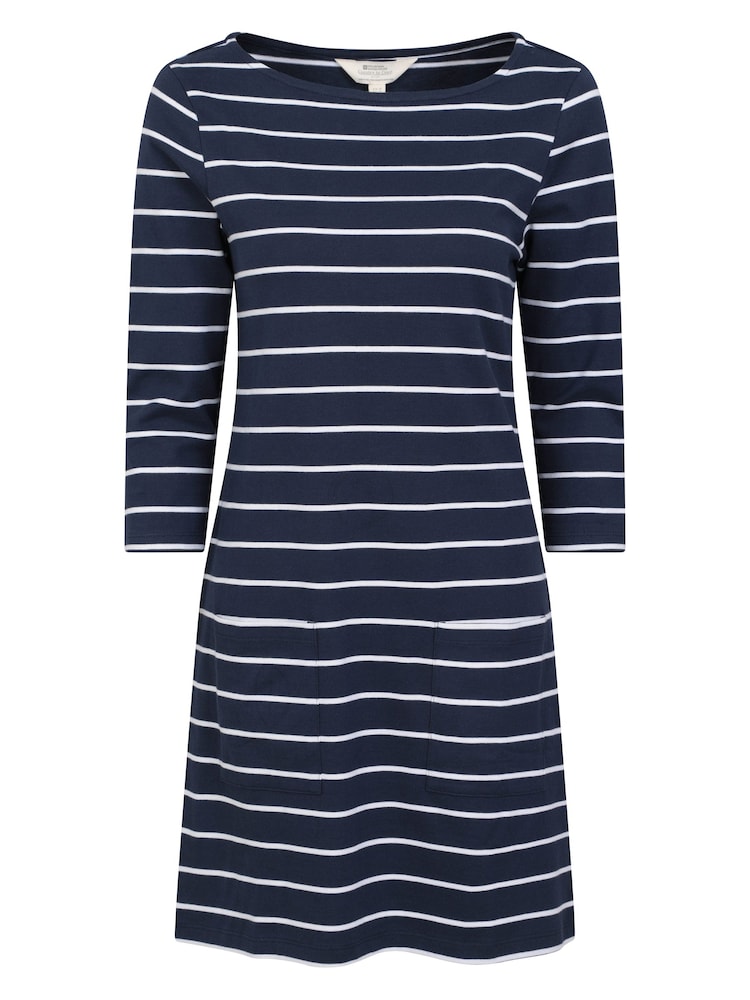Mountain Warehouse Blue Womens Lily Pocket 100% Cotton Dress - Image 1 of 6