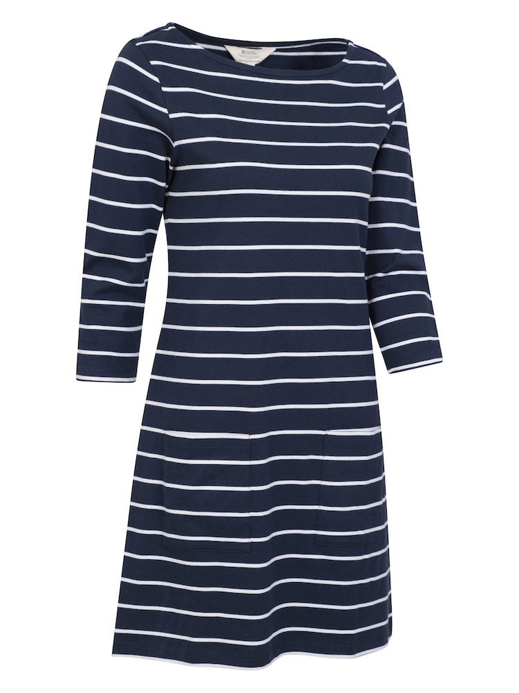 Mountain Warehouse Blue Womens Lily Pocket 100% Cotton Dress - Image 2 of 6
