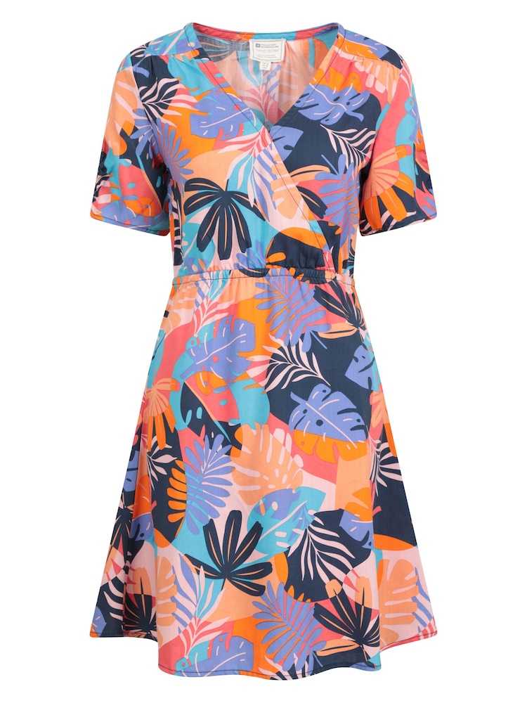 Mountain Warehouse Pink Sahara Printed Wrap Dress - Image 1 of 6