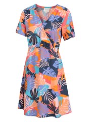 Mountain Warehouse Pink Sahara Printed Wrap Dress - Image 4 of 6