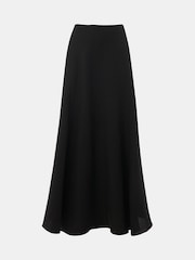 Whistles Black Linen Blend Helena Skirt - Image 2 of 5