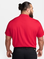 Nike University Red Dri-FIT Victory Golf Polo Shirt - Image 6 of 8
