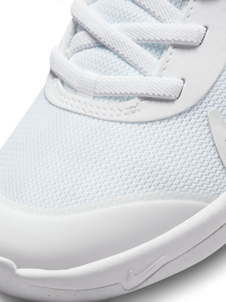 Nike White White Junior Omni Multi Court Trainers - Image 9 of 11