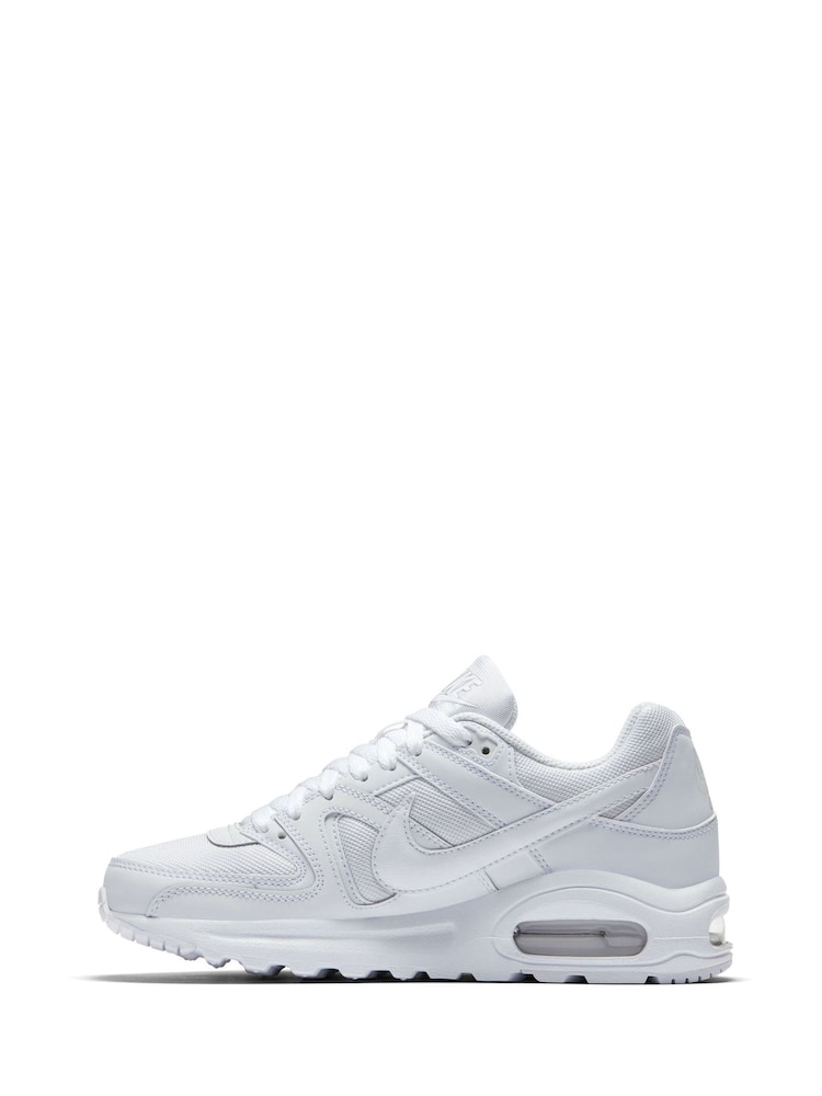 Nike White Air Max Command Flex Trainers - Image 2 of 6