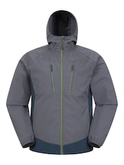 Mountain Warehouse Grey Mens Ambit Lightweight Softshell Jacket - Image 1 of 5