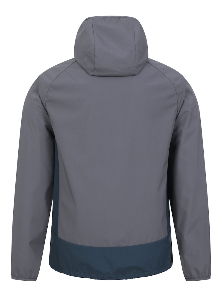 Mountain Warehouse Grey Mens Ambit Lightweight Softshell Jacket - Image 2 of 5