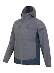 Mountain Warehouse Grey Mens Ambit Lightweight Softshell Jacket - Image 4 of 5