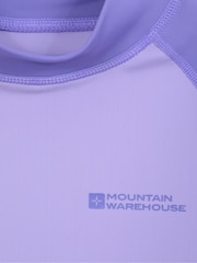 Mountain Warehouse Purple Kids Long Sleeved Rash Vest - Image 5 of 5