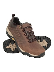 Mountain Warehouse Brown Pioneer II Mens Waterproof Extreme Leather Walking Shoes - Image 1 of 8