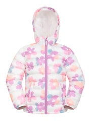 Mountain Warehouse Pink Seasons Kids Printed Water-Resistant Padded Jacket - Image 1 of 5