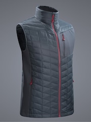 Mountain Warehouse Grey Mens Ultra Siurana Hybrid Softshell Gilet - Image 2 of 6