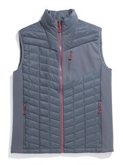 Mountain Warehouse Grey Mens Ultra Siurana Hybrid Softshell Gilet - Image 4 of 6