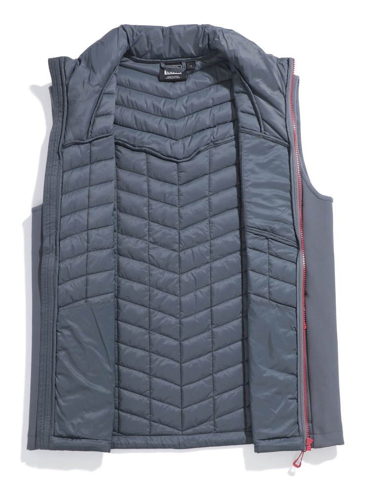 Mountain Warehouse Grey Mens Ultra Siurana Hybrid Softshell Gilet - Image 6 of 6
