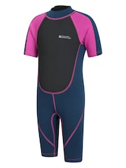 Mountain Warehouse Pink Kids Shorty 2.5/2mm Wetsuit - Image 4 of 7