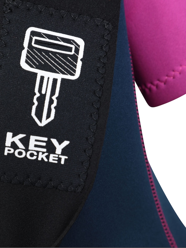Mountain Warehouse Pink Kids Shorty 2.5/2mm Wetsuit - Image 7 of 7