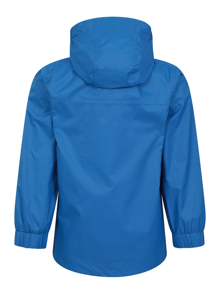 Bleu - Veste imperméable Mountain Warehouse Torrent enfant - Image 3 of 5