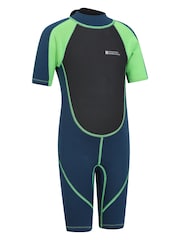 Mountain Warehouse Green Kids Shorty 2.5/2mm Wetsuit - Image 2 of 7