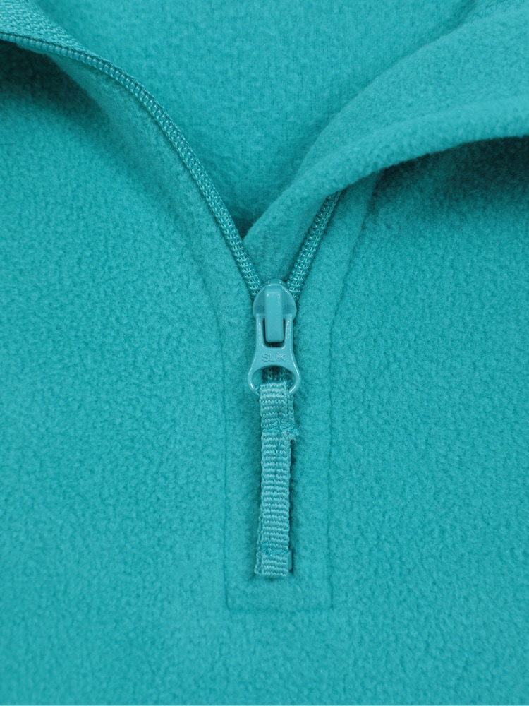 Aqua Blue - Mountain Warehouse Kids Camber II Fleece Hoodie - Imagen 5 de 5
