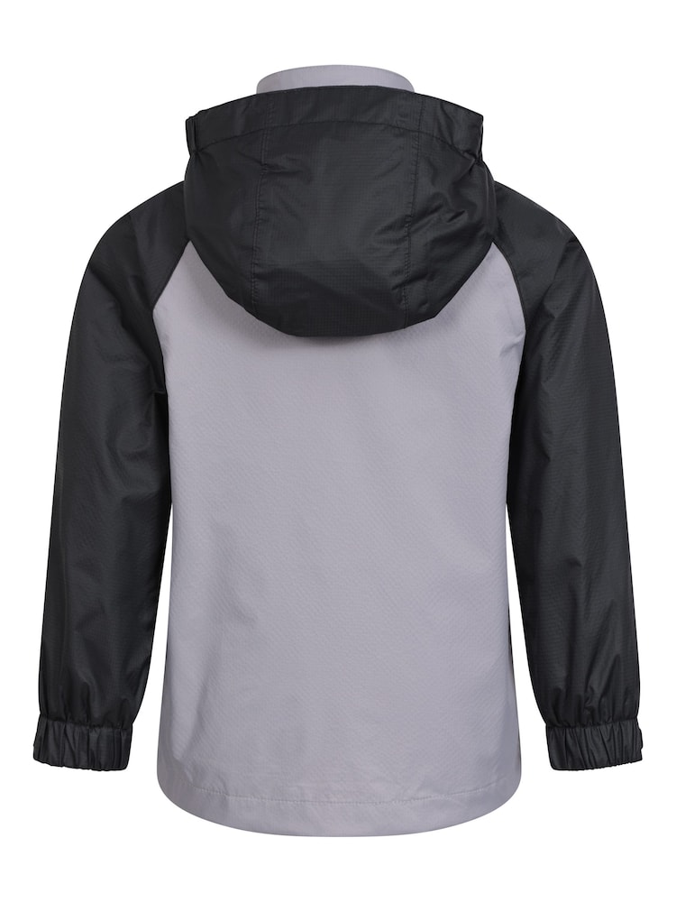 Mountain Warehouse Grey Torrent II Kids Waterproof Jacket - Image 5 of 6