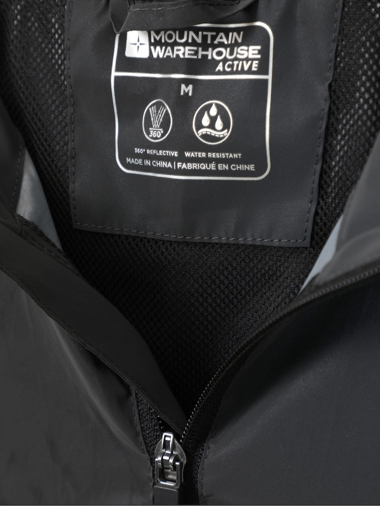 Mountain Warehouse Black 360 Reflective Mens Jacket - Image 6 of 6