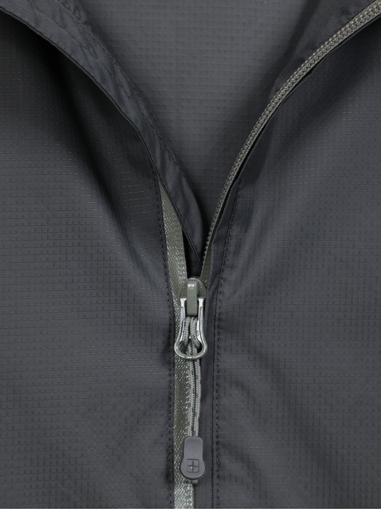 Mountain Warehouse Grey Mens Swerve Packaway Waterproof Jacket - Image 5 of 5
