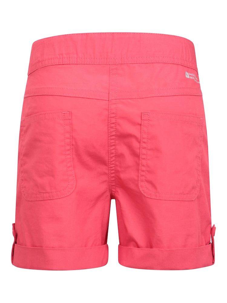 Mountain Warehouse Pink Kids Shore 100% Cotton Shorts - Image 2 of 7