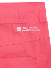 Mountain Warehouse Pink Kids Shore 100% Cotton Shorts - Image 6 of 7