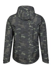 Mountain Warehouse Green Mens Swerve Waterproof Printed Windbreaker - Image 2 of 6