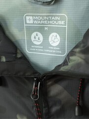 Mountain Warehouse Green Mens Swerve Waterproof Printed Windbreaker - Image 6 of 6