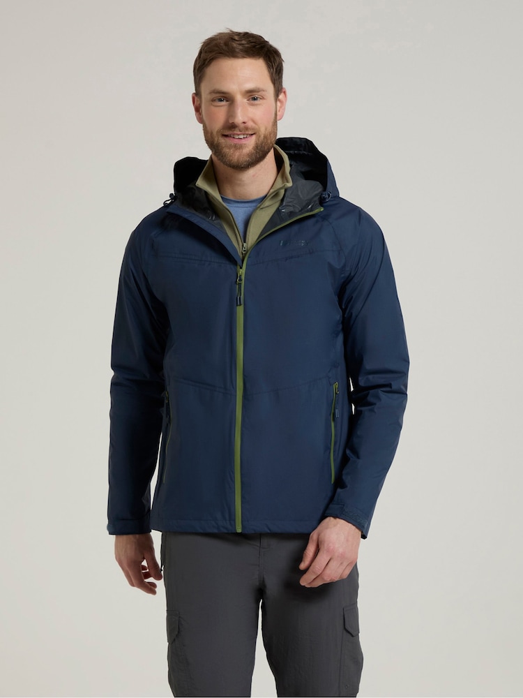 Mountain Warehouse Blue Mens Summit Extreme 2.5 Layer Waterproof Jacket - Image 2 of 6