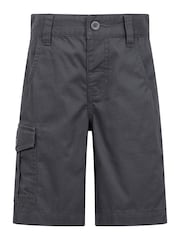 Mountain Warehouse Grey Kids 100% Cotton Cargo Shorts - Image 1 of 7