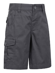 Mountain Warehouse Grey Kids 100% Cotton Cargo Shorts - Image 2 of 7