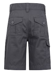 Mountain Warehouse Grey Kids 100% Cotton Cargo Shorts - Image 3 of 7
