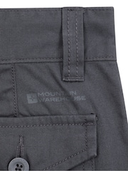 Mountain Warehouse Grey Kids 100% Cotton Cargo Shorts - Image 6 of 7
