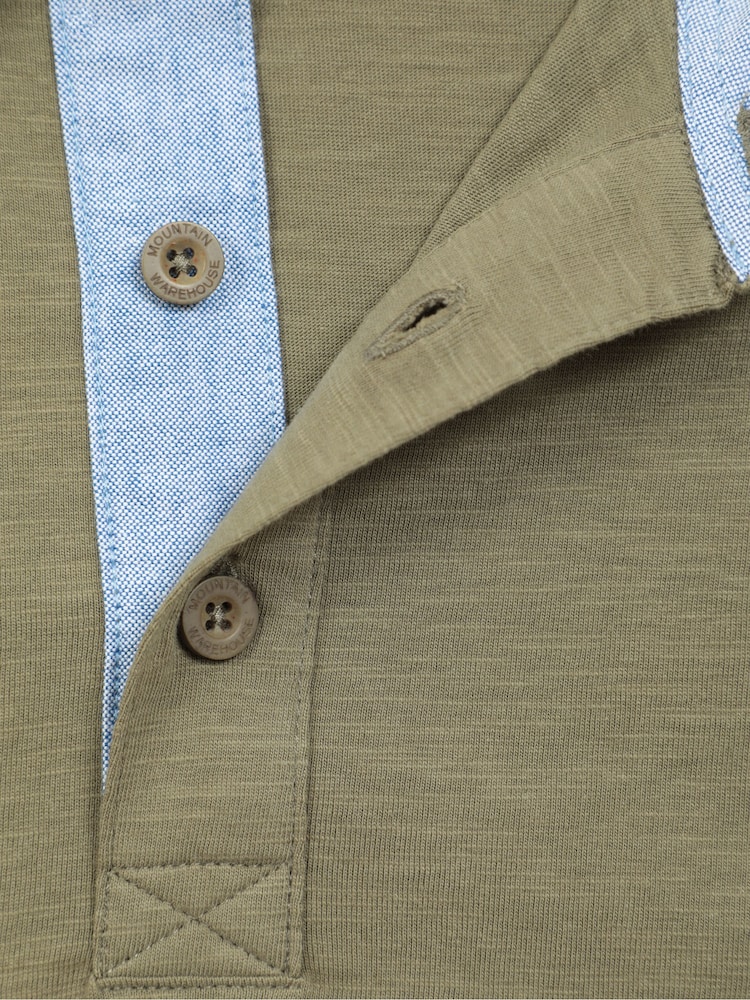 Mountain Warehouse Green Hasst II Mens Polo Shirt - Image 5 of 5