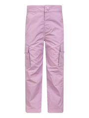 Lila - Mountain Warehouse Active Kids 100% Cotton Trousers - Bild 1 von 6