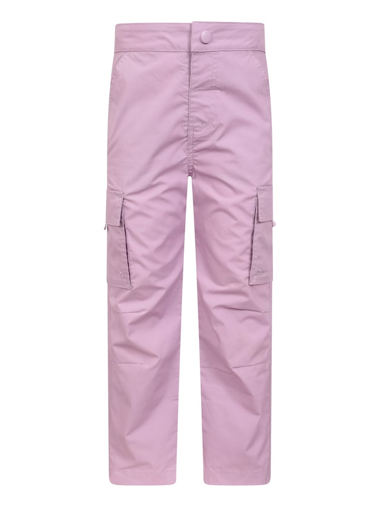 Lila - Mountain Warehouse Active Kids 100% Cotton Trousers - Bild 1 von 6
