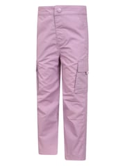 Lila - Mountain Warehouse Active Kids 100% Cotton Trousers - Bild 4 von 6