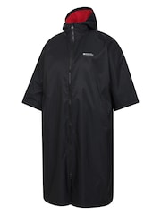 Mountain Warehouse Black Mens Coastline Water Resistant Changing Robe Coat Jacket - Image 4 of 5