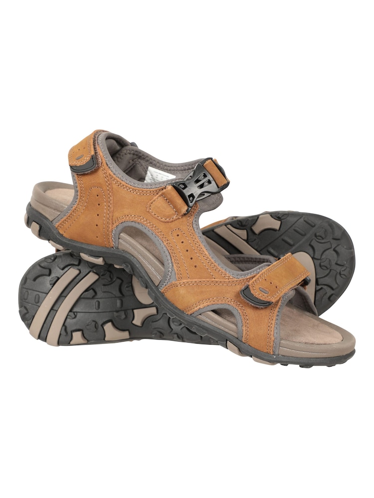 Mountain Warehouse Brown Mens Rock Shore Sandals - Image 1 of 6 Mountain Warehouse Brown Mens Rock Shore Sandals - Image 1 of 6