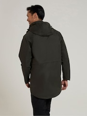 Mountain Warehouse Green Mens Westport Long Waterproof Jacket - Image 3 of 8